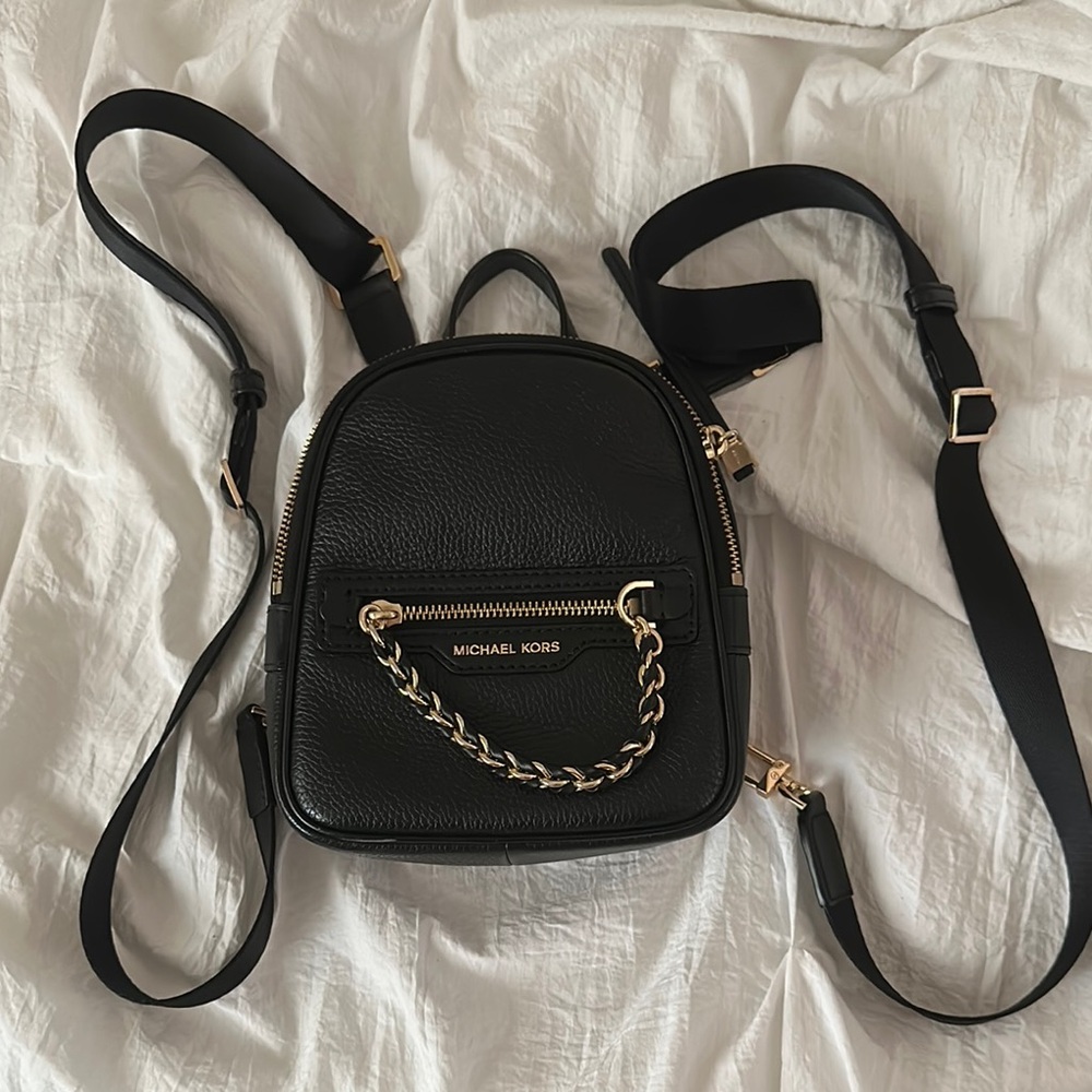 Michael Kors Elliot Extra-Small Pebbled-Leather Backpack